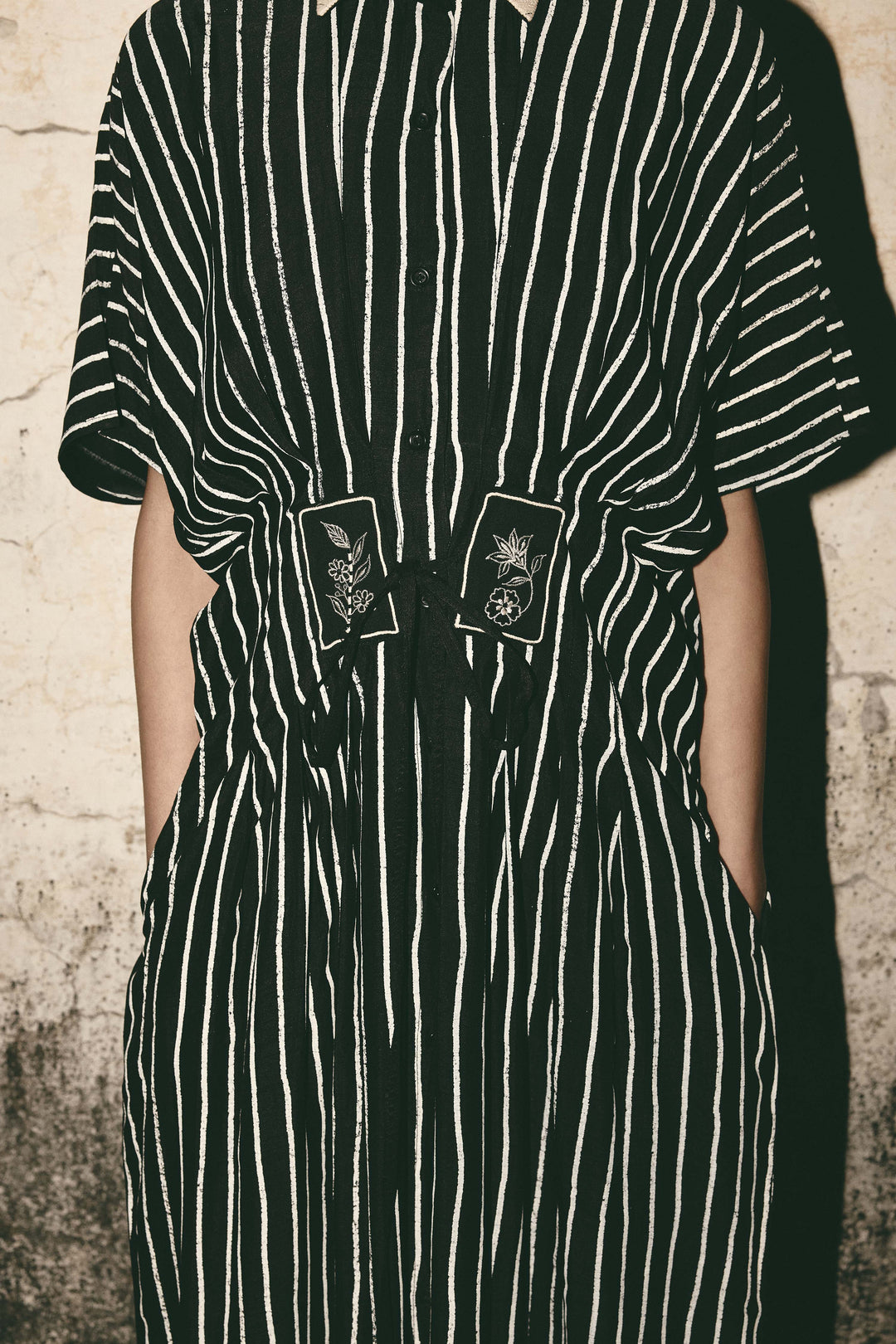 Stripe Midi Dress