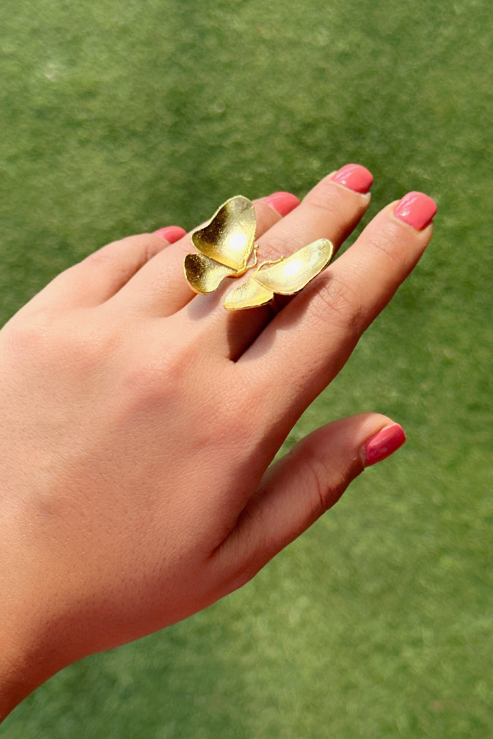 Figmenterie Open Butterfly Ring