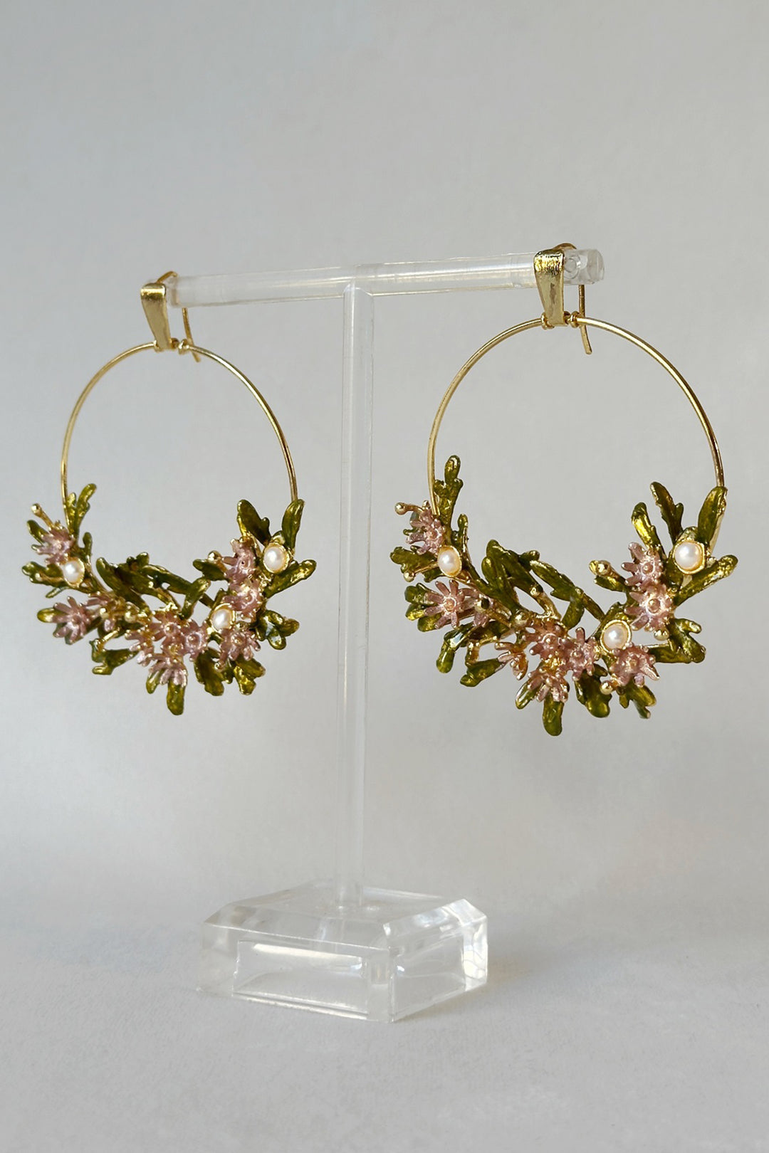 Figmenterie Blooming Crescent Chandbali