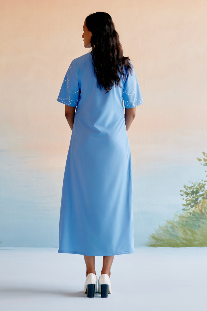 Blue Flora Dress
