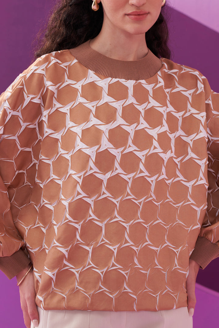 BROWN ANGNA TOP