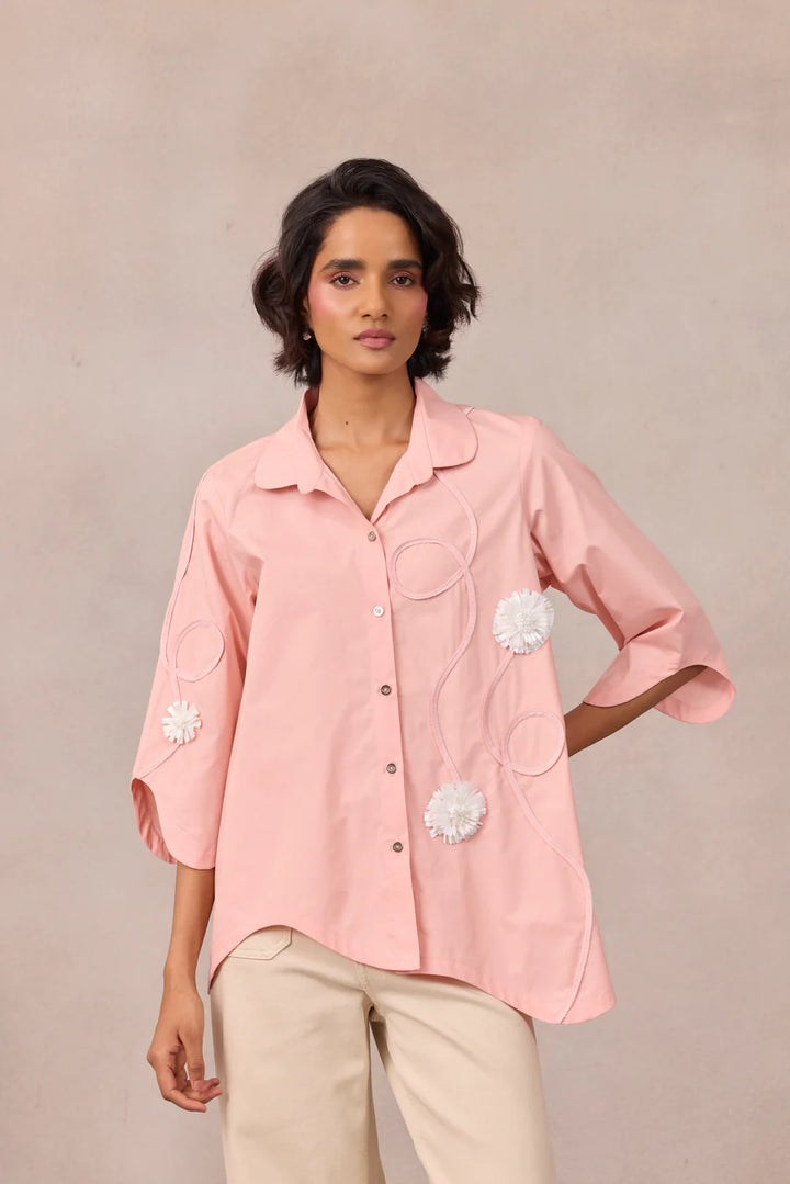 Olive Applique Shirt