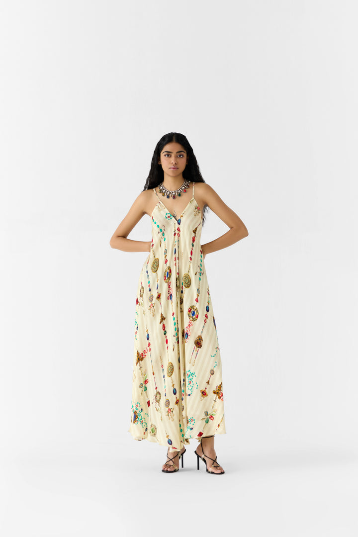 TIJORI STRAPPY DRESS