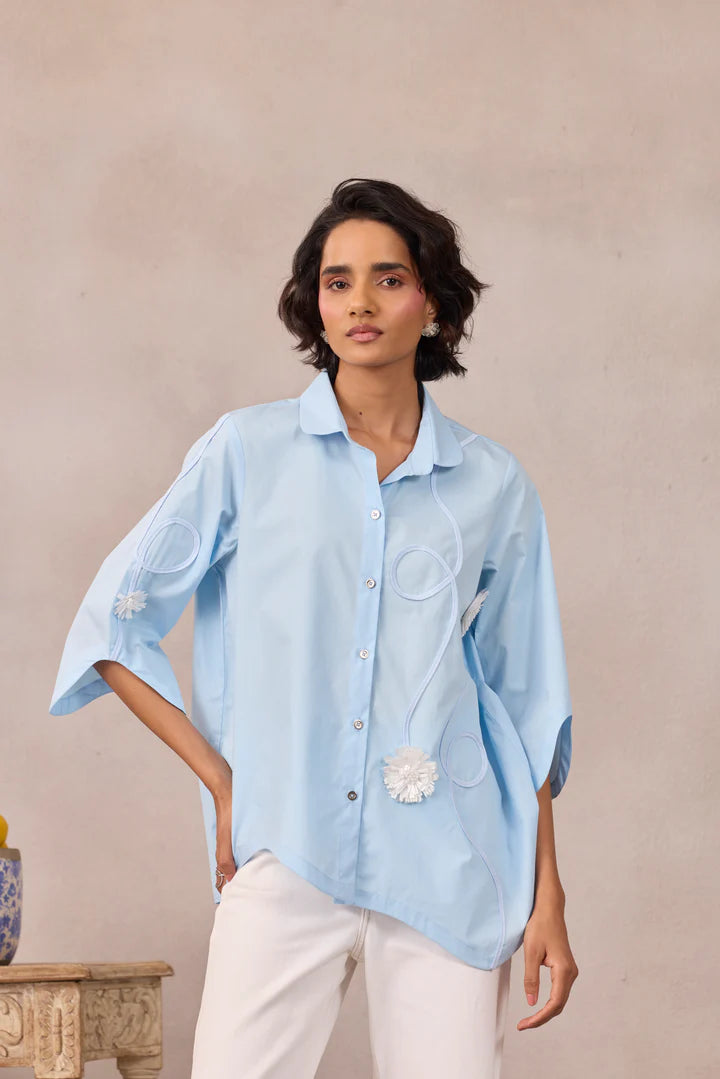 Olive Applique Shirt