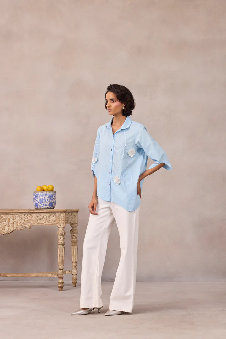 Olive Applique Shirt