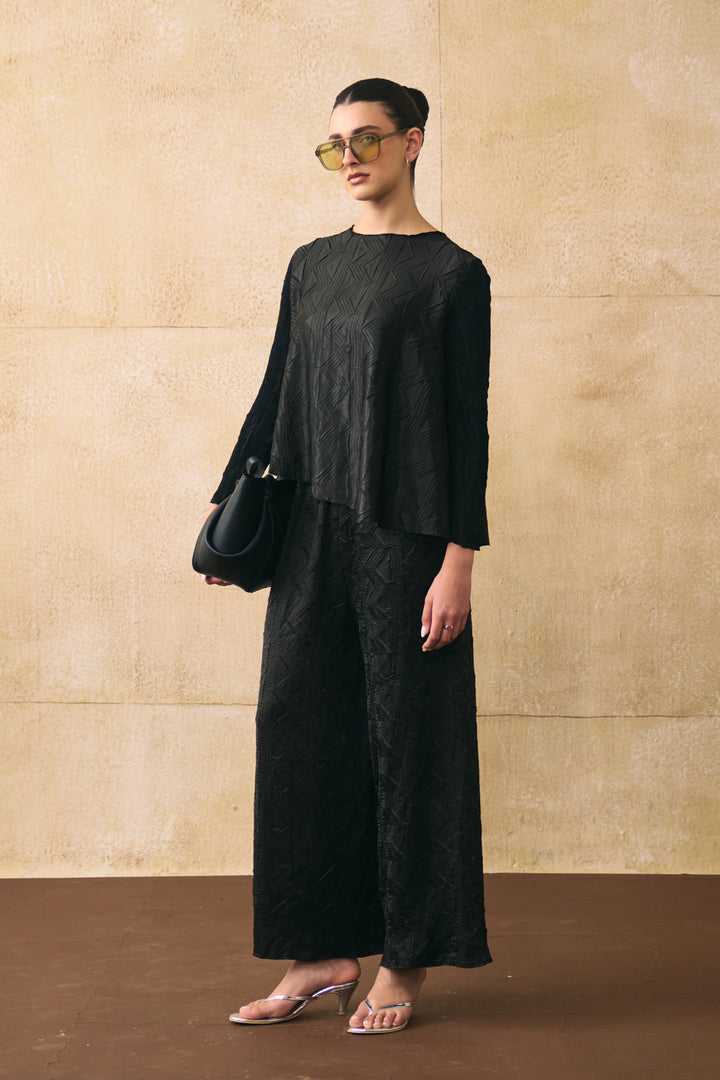 Black Elina Coord Set