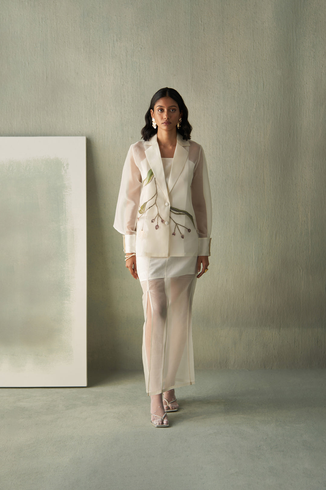 Eucalyptus sheer jacket