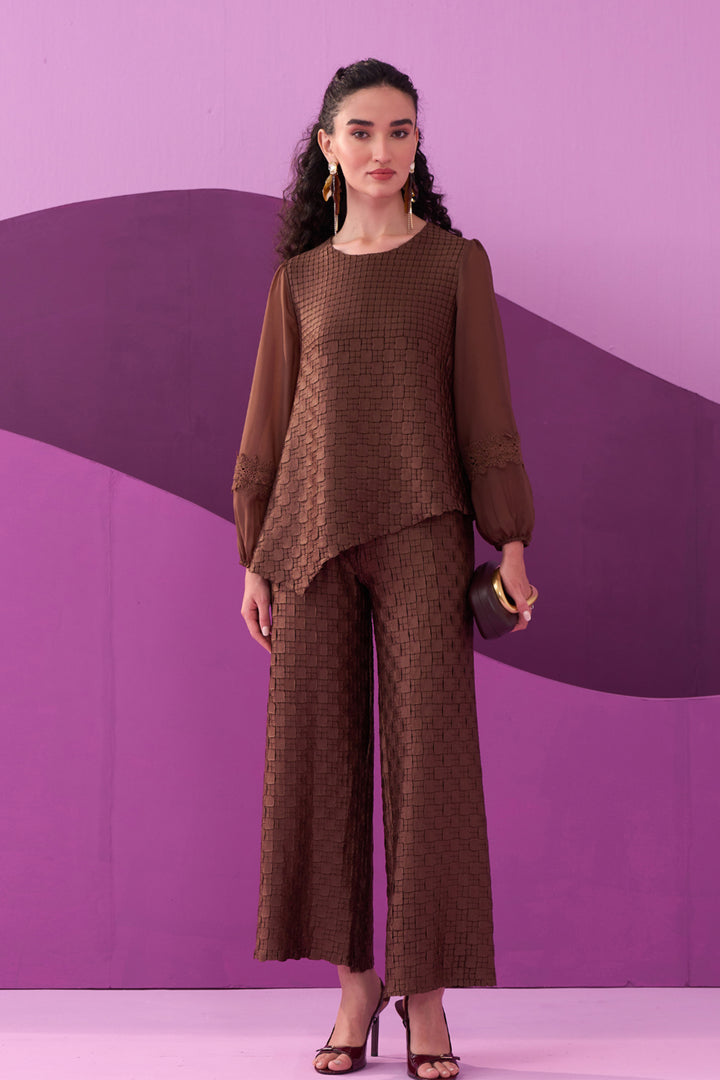 DARK BROWN ALEXA COORD SET