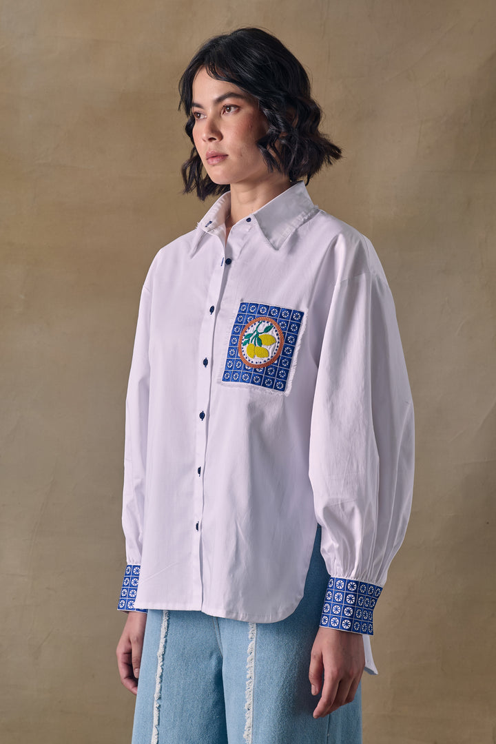 Zellige Embroidered Shirt