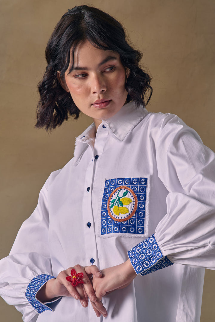 Zellige Embroidered Shirt