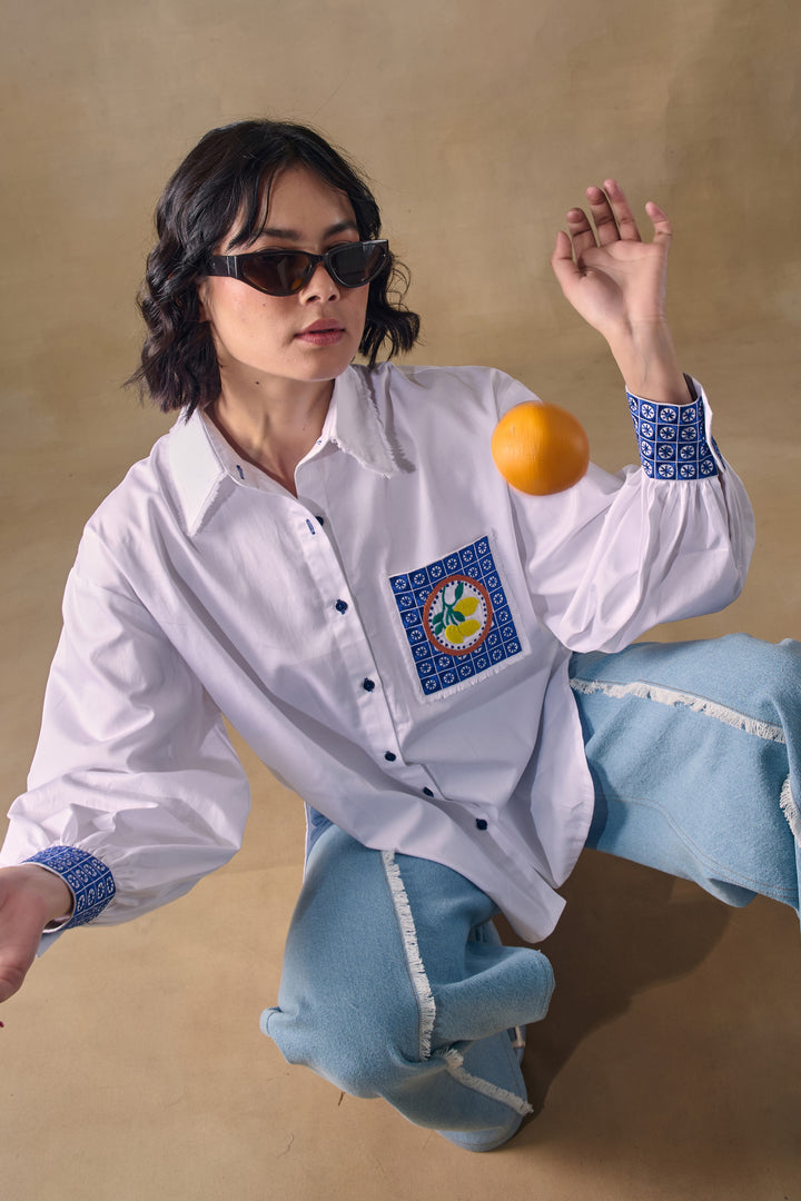Zellige Embroidered Shirt