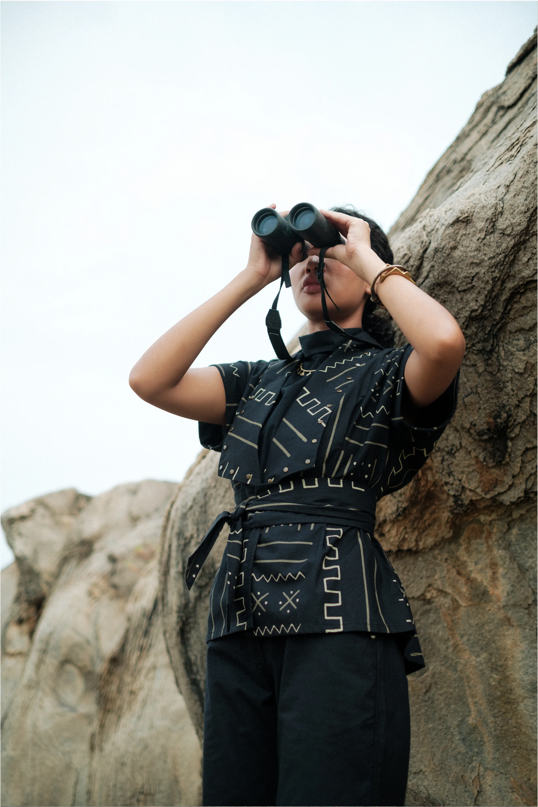 Berlin Shawl Collar Top