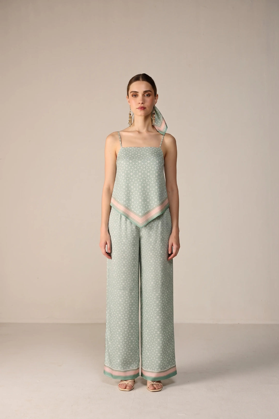 Yuna Top Co-ord Set Green
