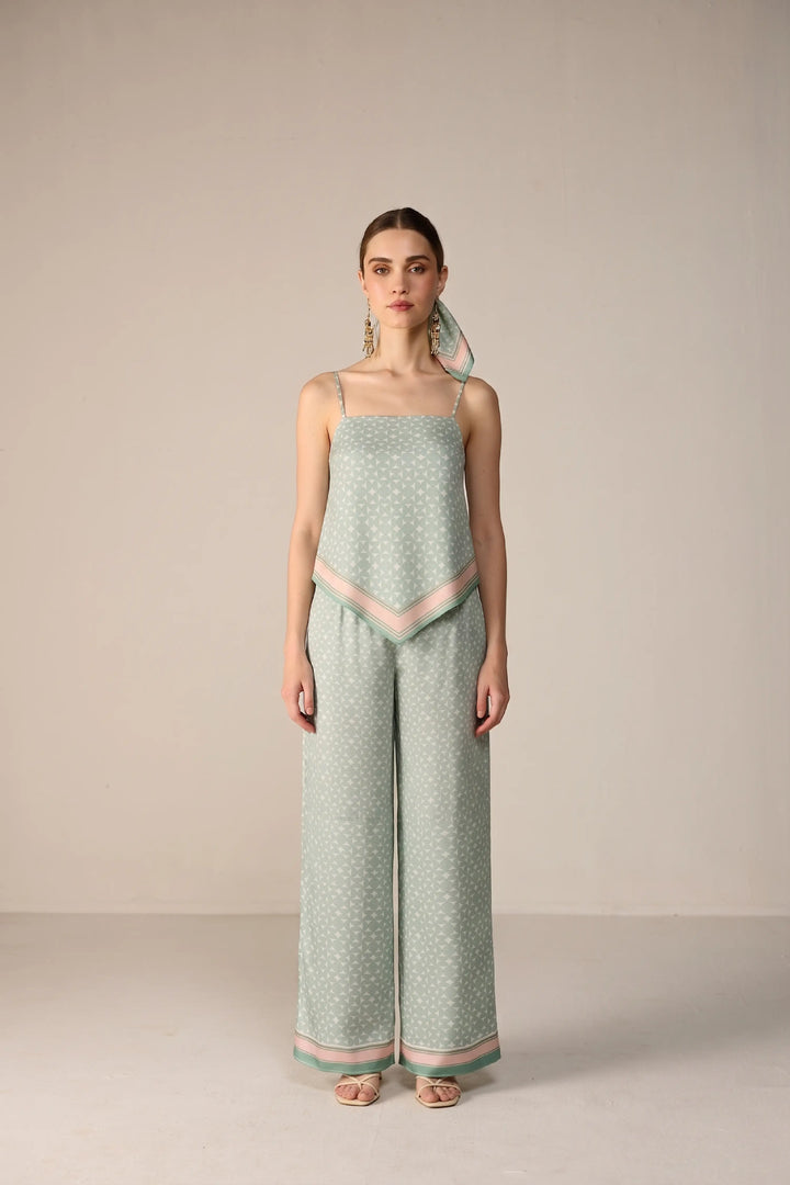 Yuna Top Co-ord Set Green
