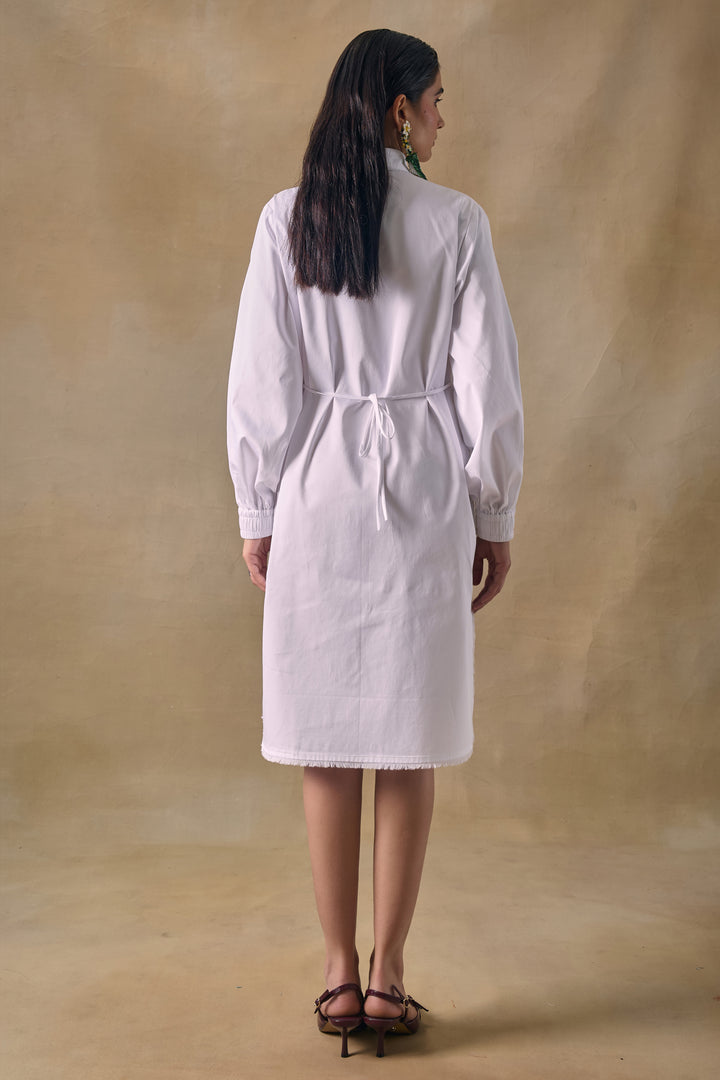 Mirage Palm Shirt Dress
