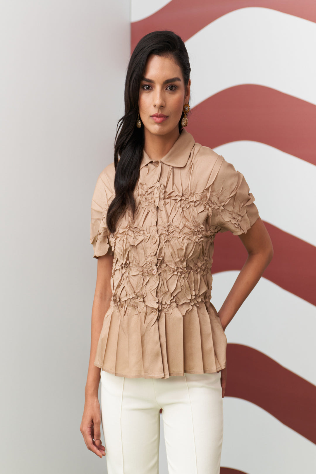Beige Hiro Top