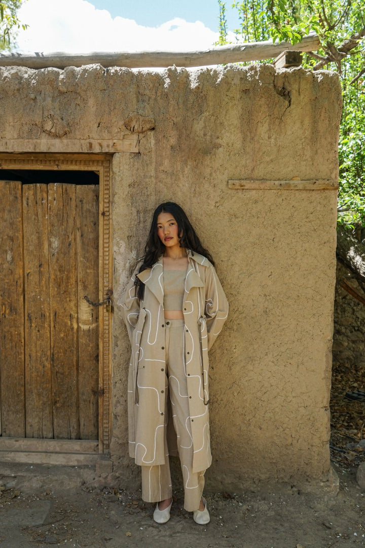 Zanskar Trench Coat – Sand