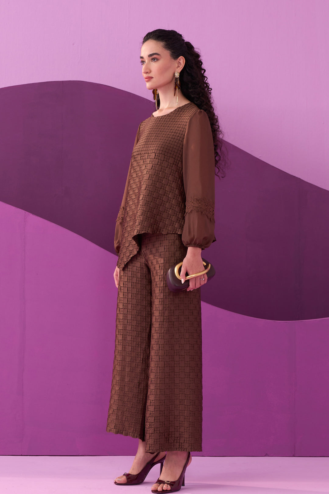 DARK BROWN ALEXA COORD SET