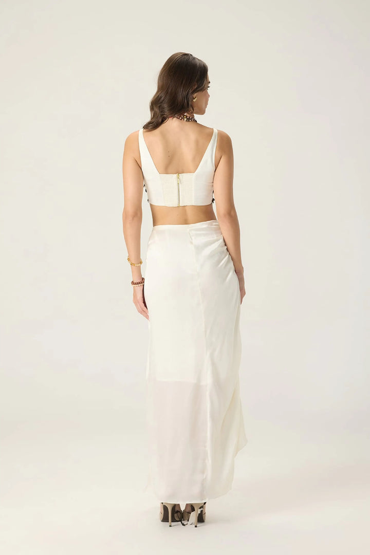 Melanine Bustier, Leni Cape & Quincy Skirt