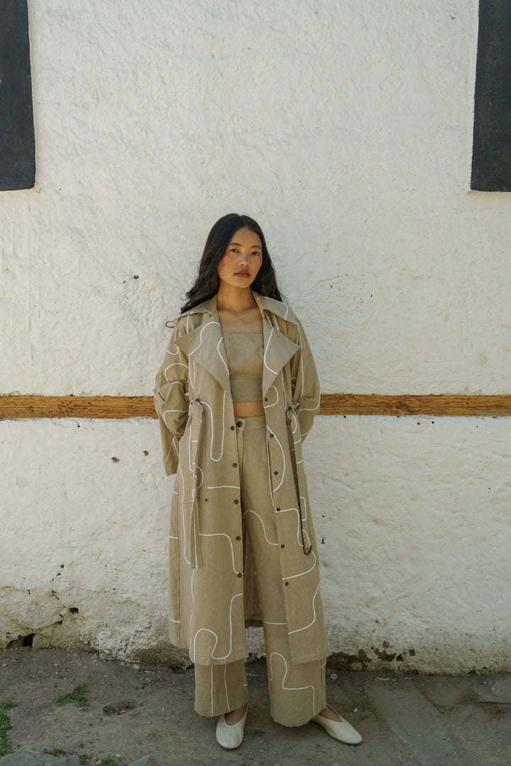 Zanskar Trench Coat – Sand
