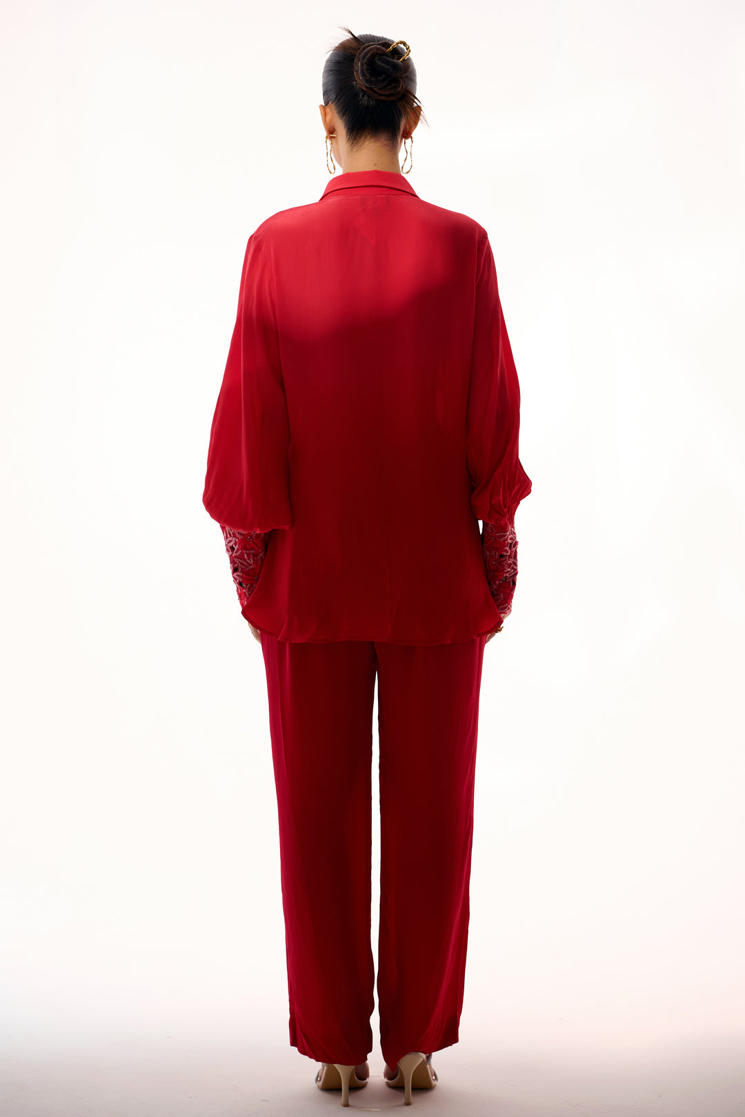 Tie up Coord Set - Ruby
