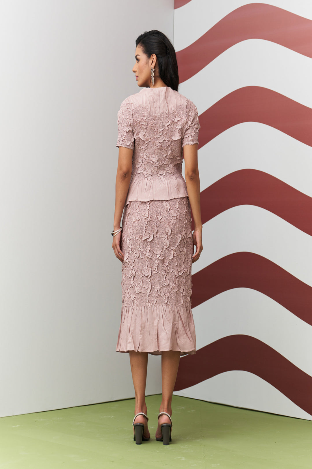 Nude  Aster Skirt Set