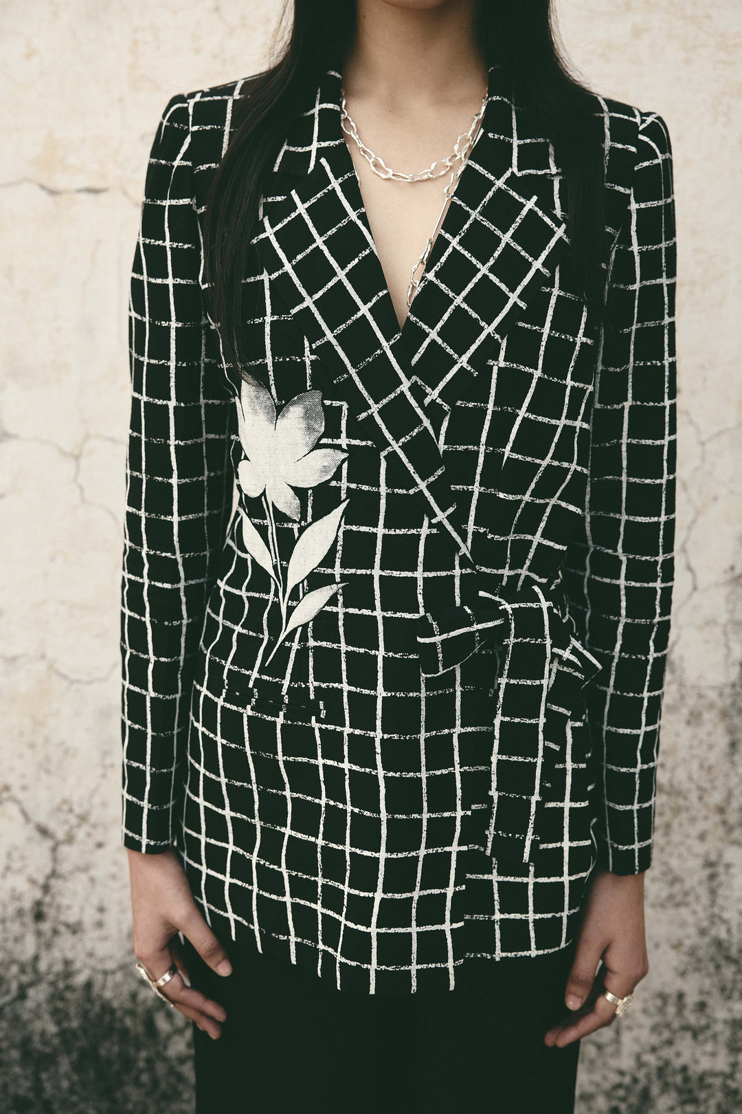 Floral blazer