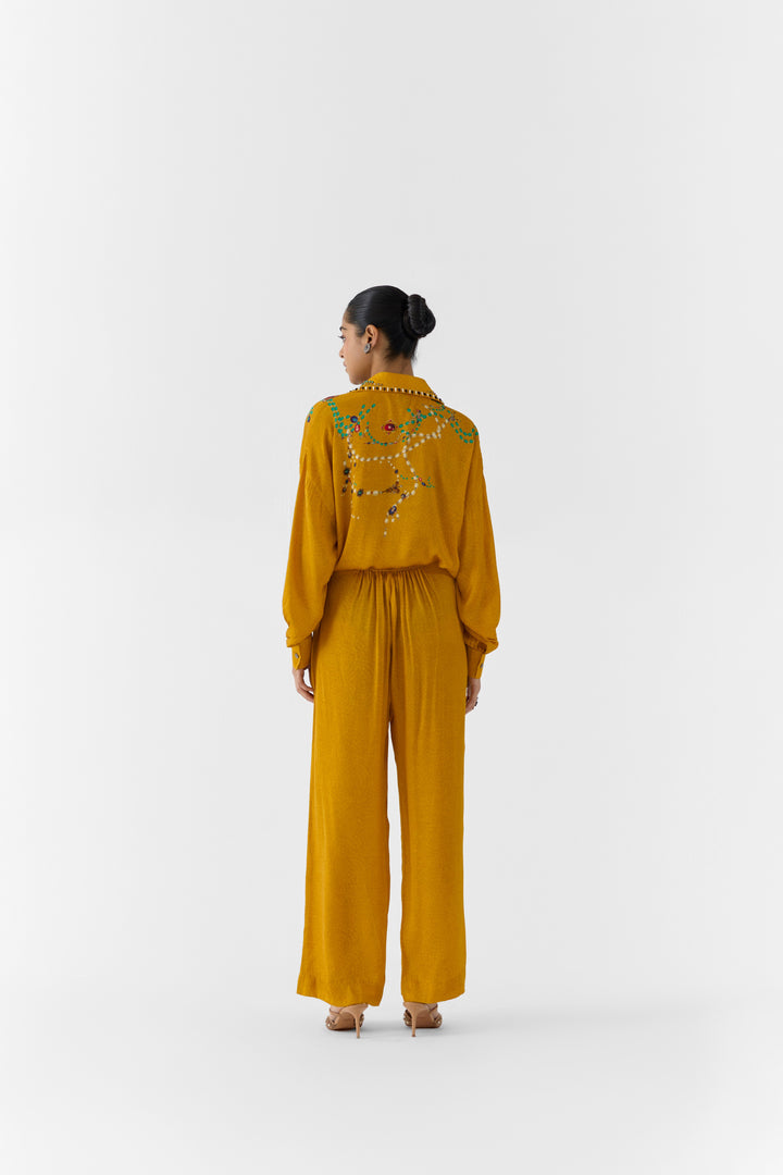 MUSTARD MAHARANI SHIRT & PANTS