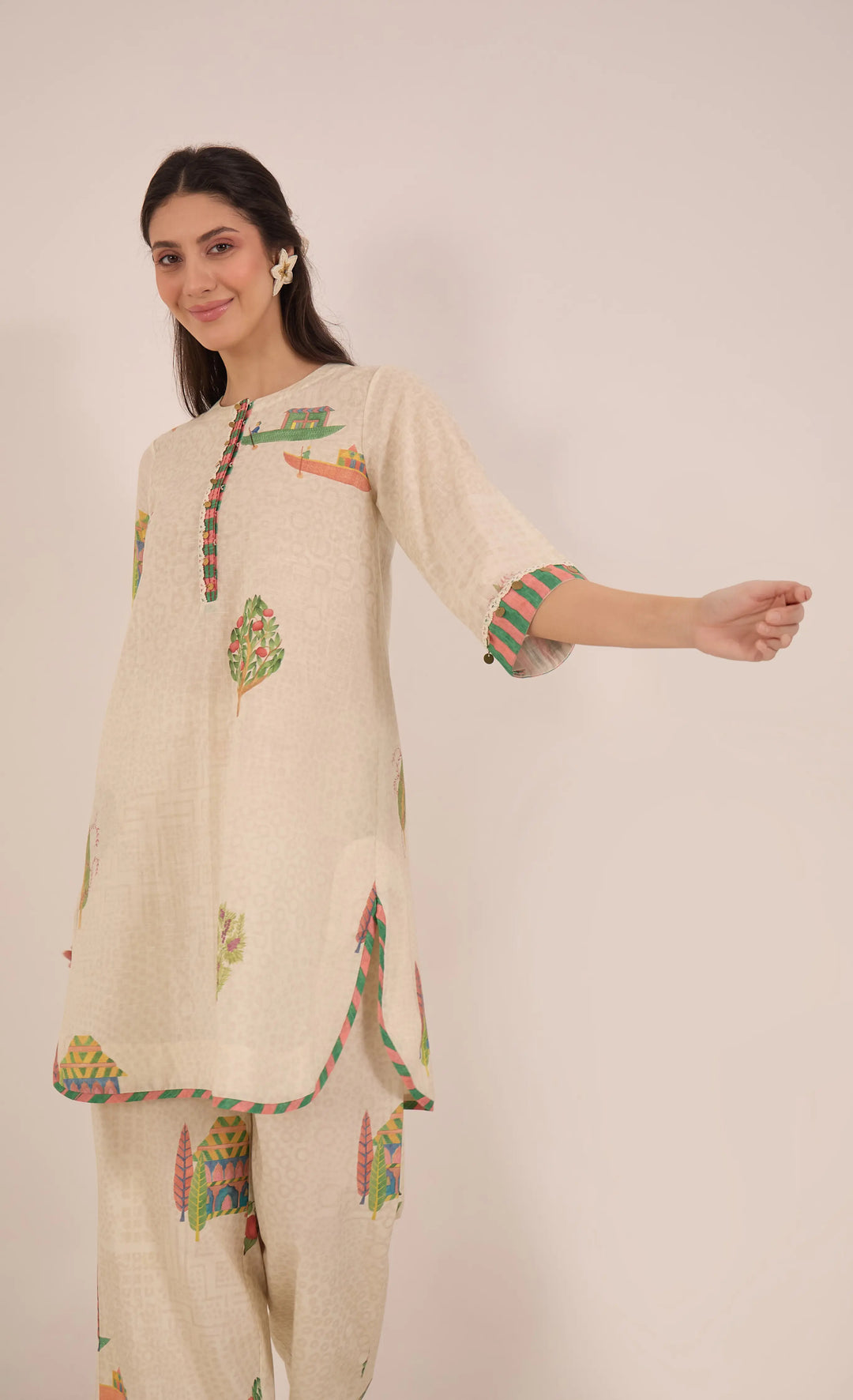 Gulposh: Cotton Co-Ord Set
