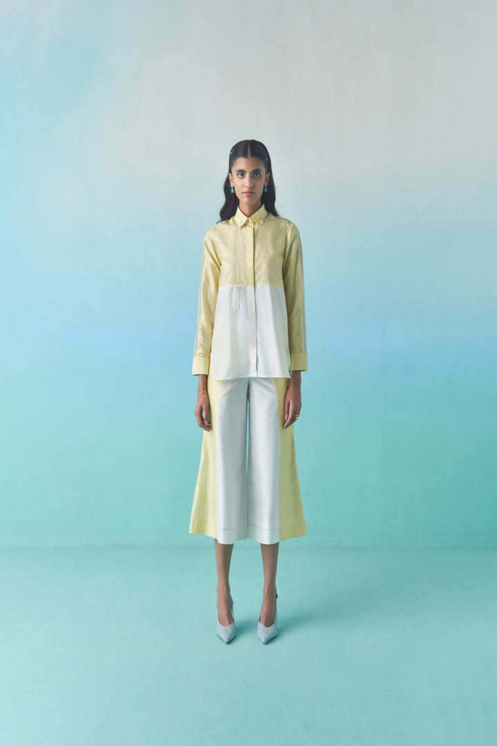 BUTTER IVORY PANELLED CO-ORDS