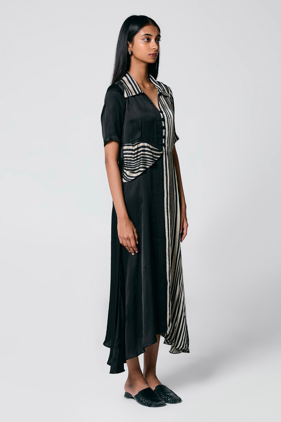 HALF AND HALF DRESS
