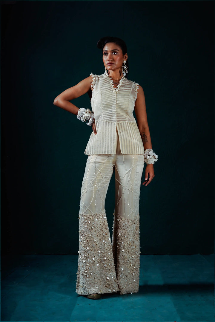 "Lustre" Jacket, bustier and pants