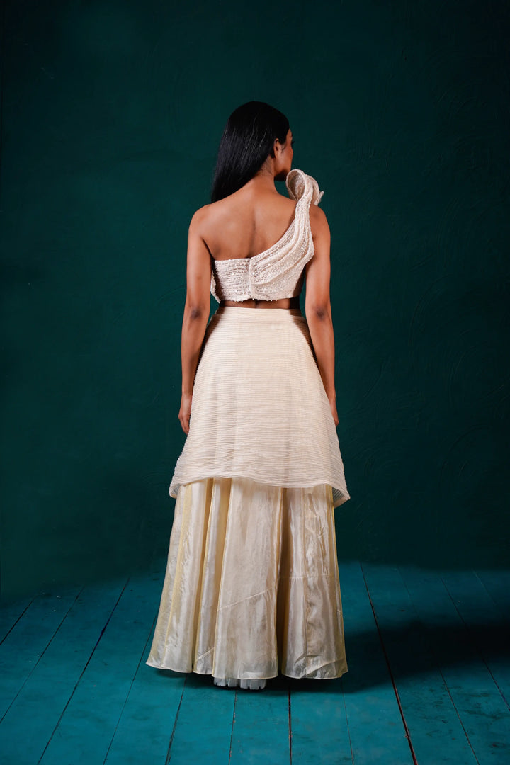 "Camellia" Top with skirt