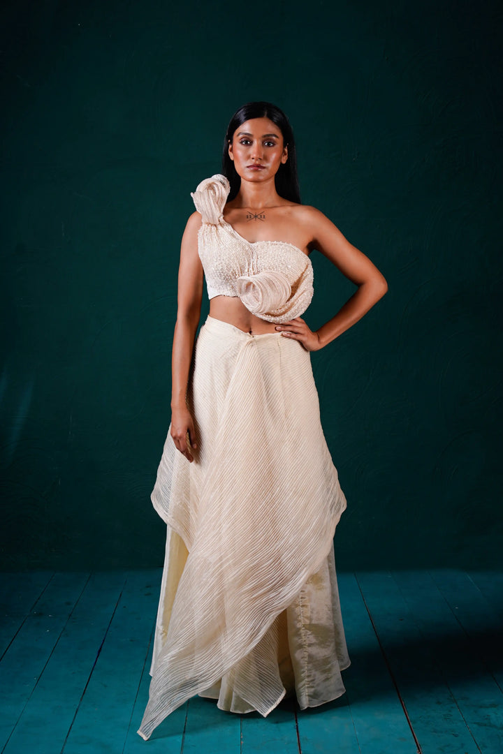 "Camellia" Top with skirt