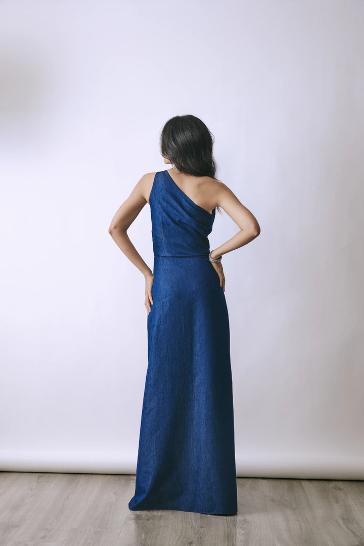 One Shoulder Atelier Gown