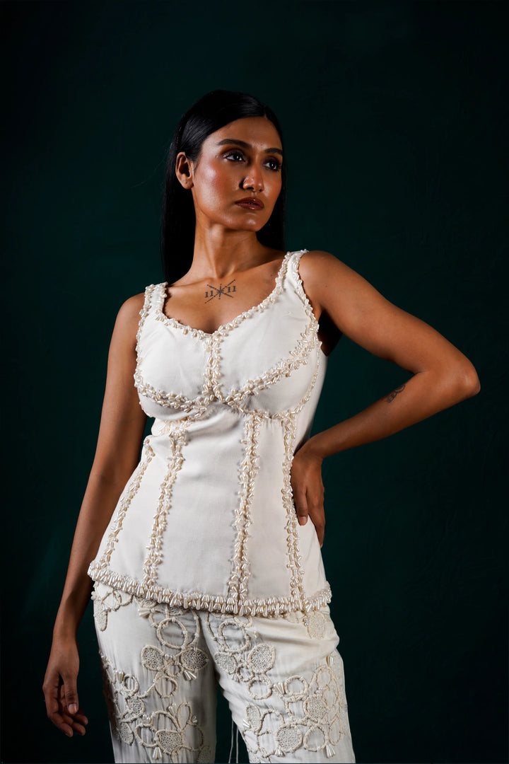 "Alba" Top with pants