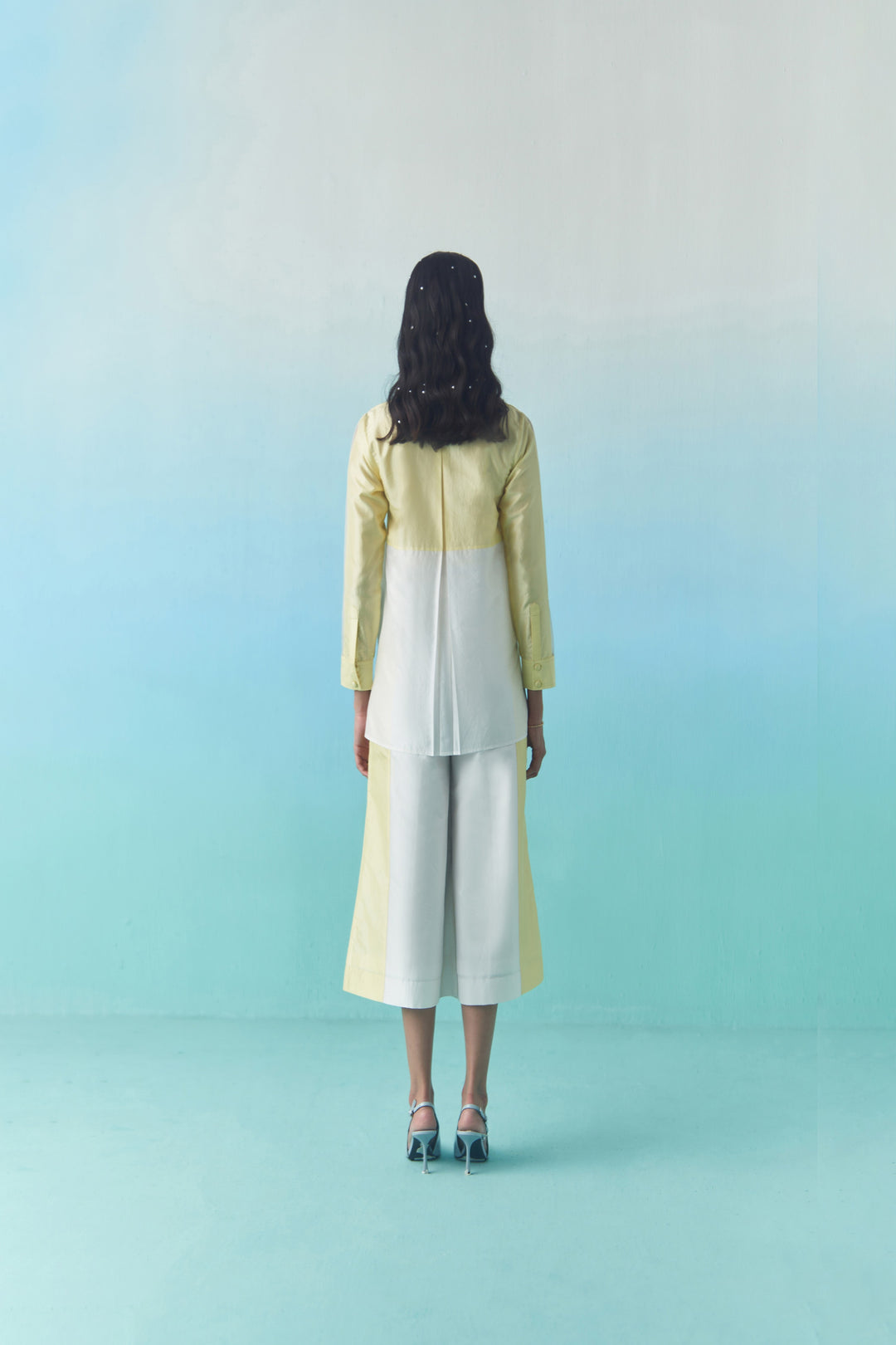 BUTTER IVORY PANELLED CO-ORDS