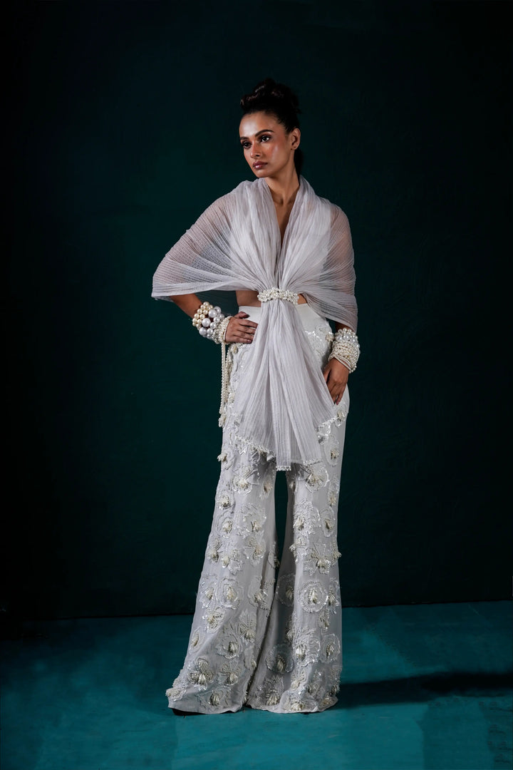 "Aegis" Cape with pants and bustier