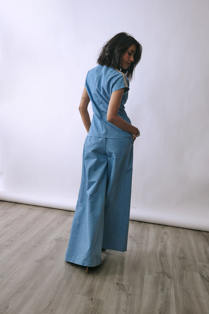 Ice Veil Denim Co-ord Set