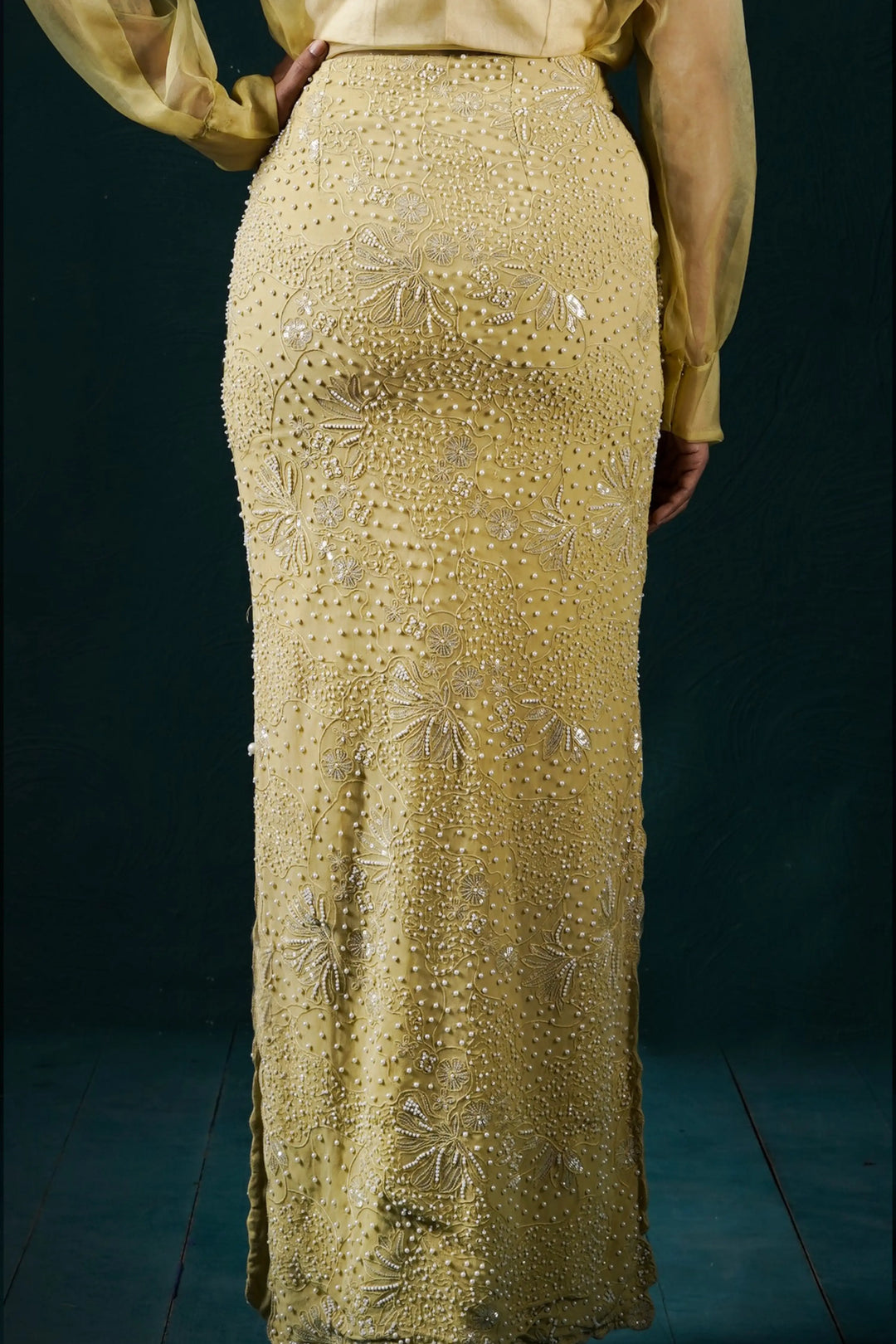 "Solene" Skirt with shirt and bustier