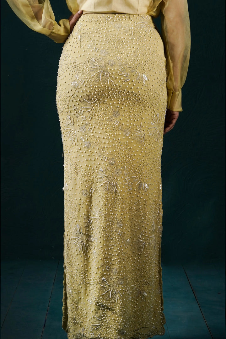 "Solene" Skirt with shirt and bustier