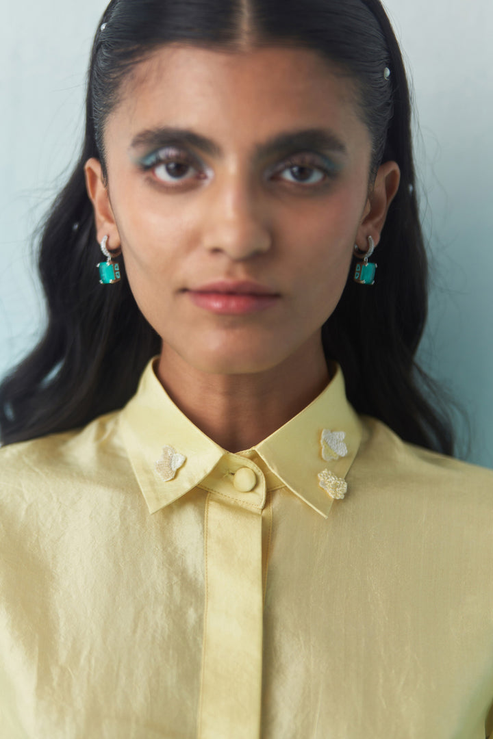 BUTTER IVORY PANELLED CO-ORDS