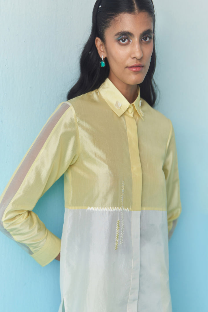 BUTTER IVORY PANELLED CO-ORDS