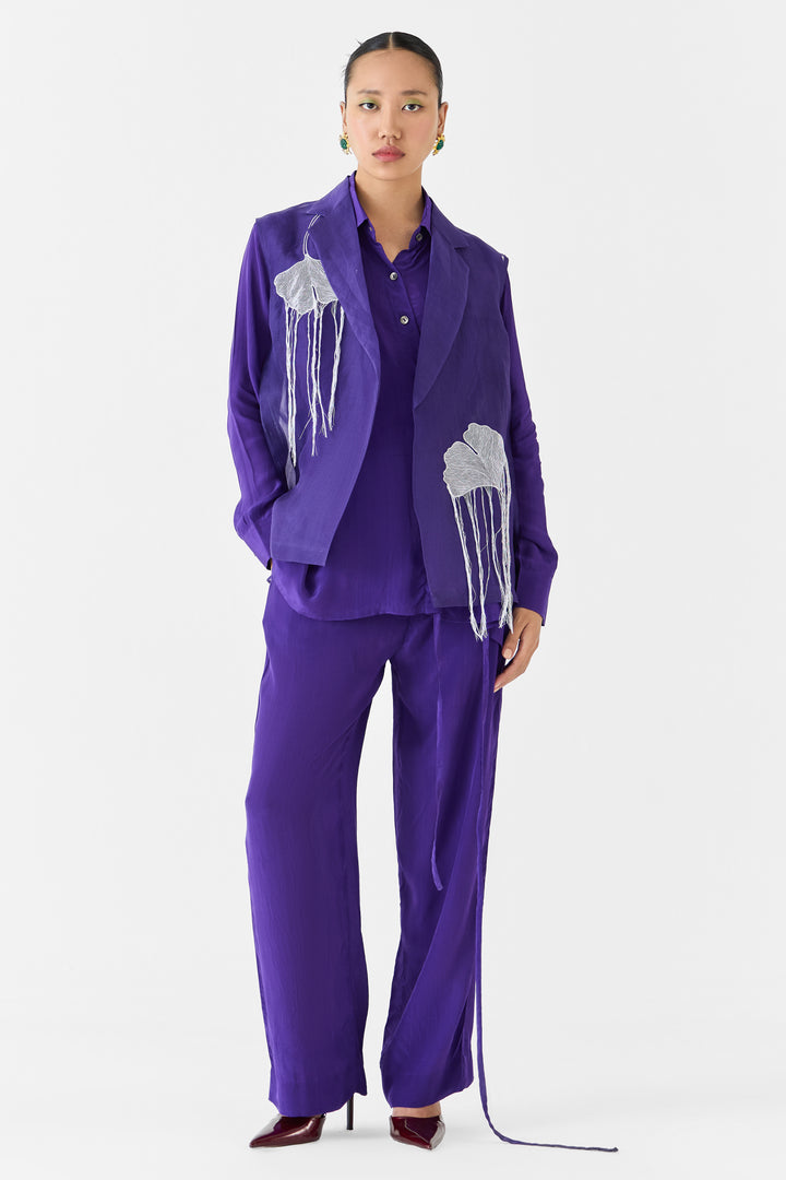 VIOLET ORGANZA JACKET