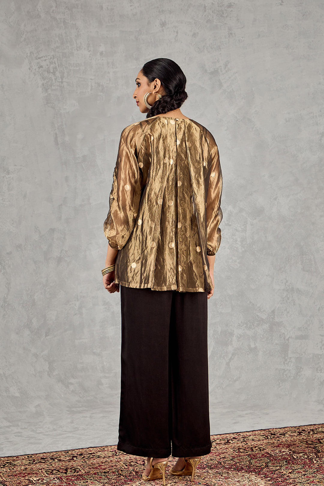 Golden Polka Co-ord Set