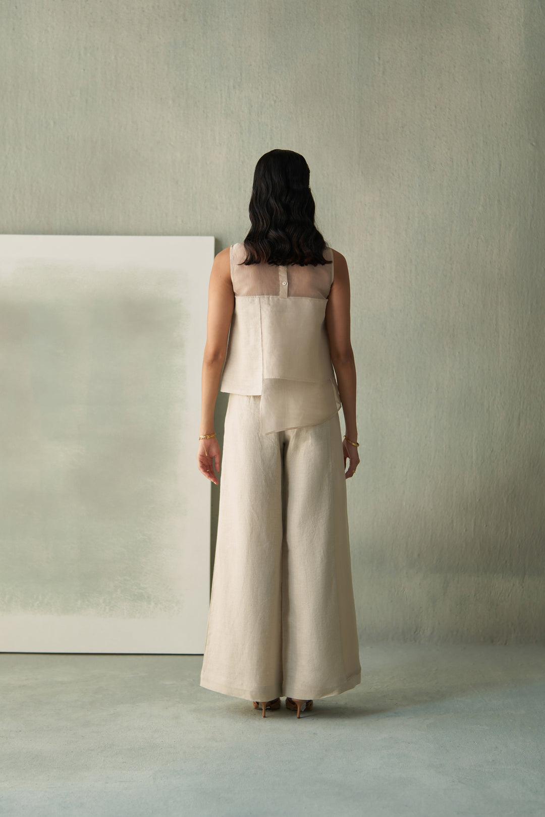 Desert sand linen co-ords