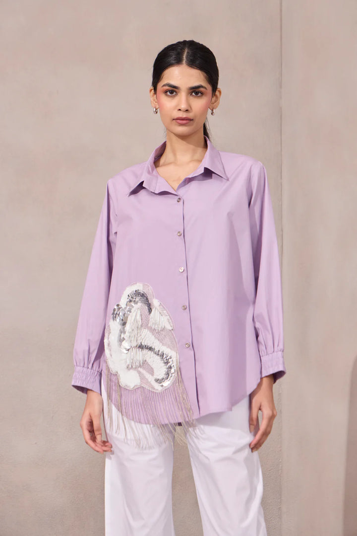 Raven Applique Shirt