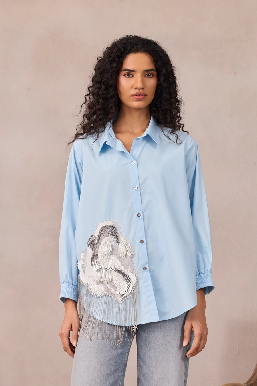 Raven Applique Shirt