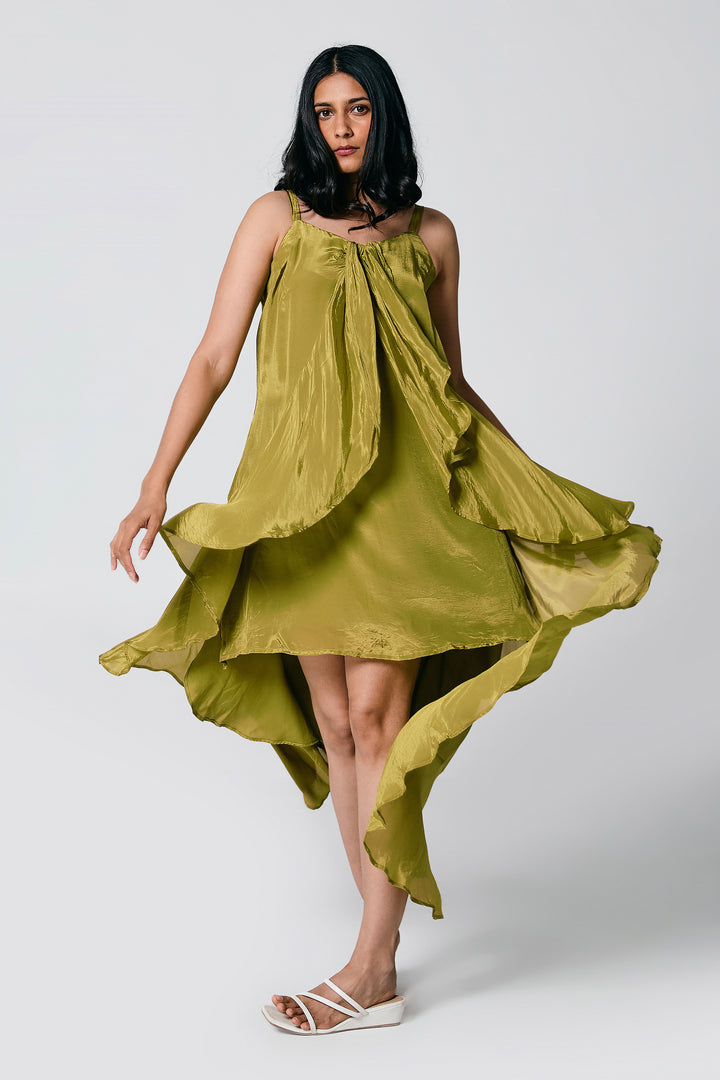 RUFFLE DRESS