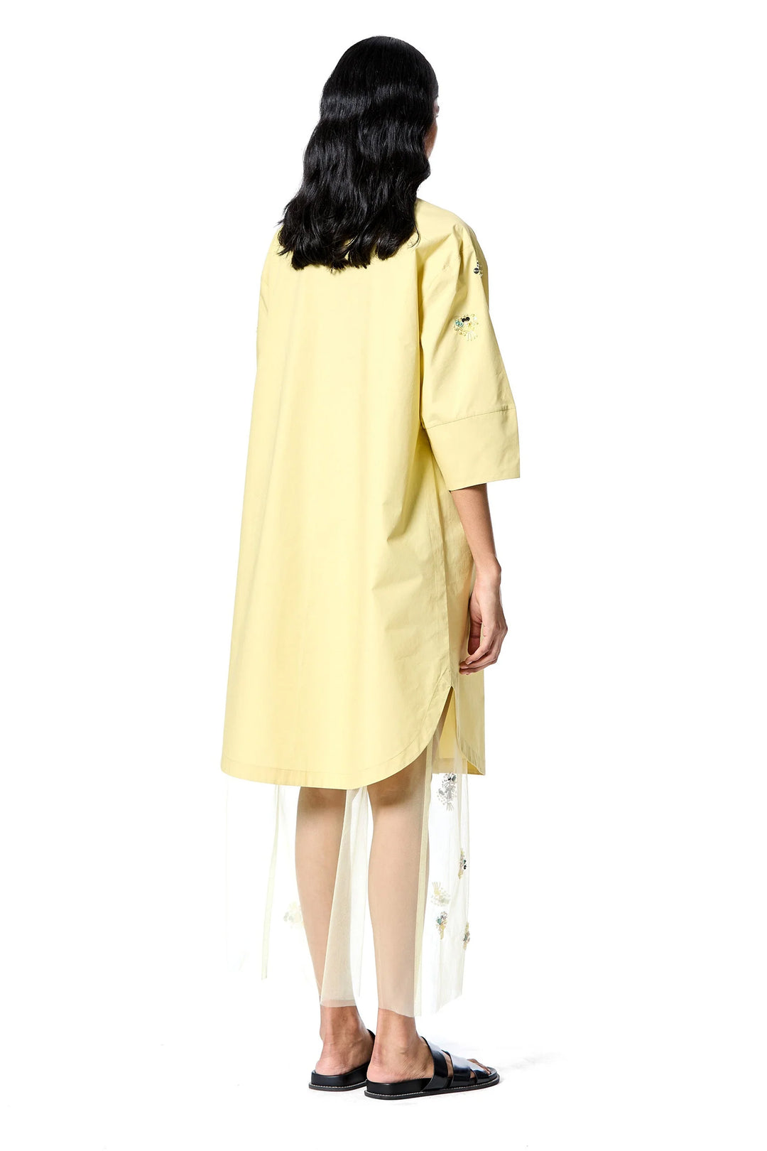 'Amber Mist' Dress - Yellow